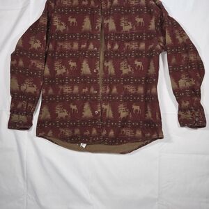 Cabela's Deerskin Soft Chamois Shirt, Size M.